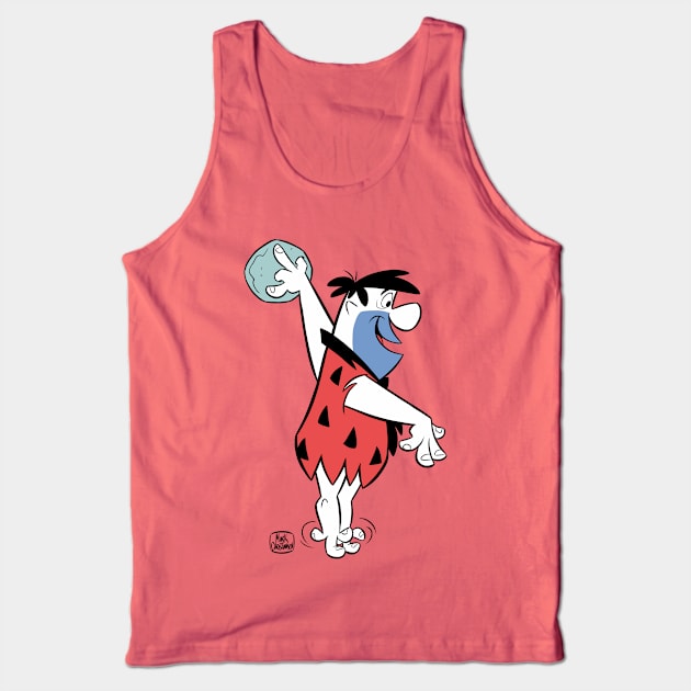 BOWLING CARTOON Tank Top by markscartoonart62